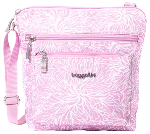 Baggallini Bolsa tiracolo feminina 20 x 20 cm, leve, dur&aacute;vel, resistente &agrave; &aacute;gua, bolsa de viagem...