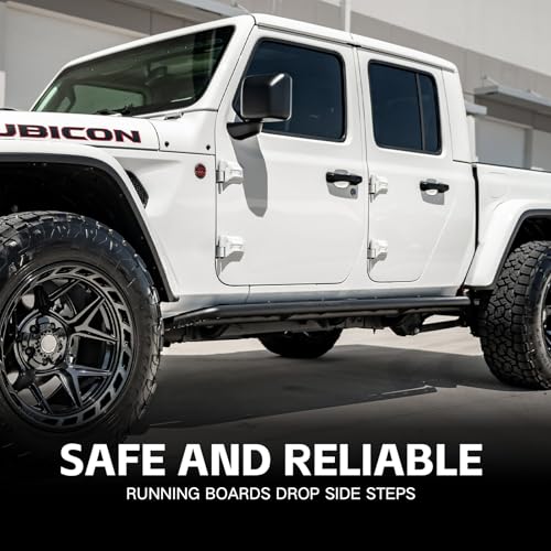 YZONA estribos Rock Slider para Jeep Gladiator JT 4 puertas miniatura 6