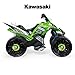 INJUSA – Quad Kawasaki ATV de 12V Licenciado con Marcha Atrás y...