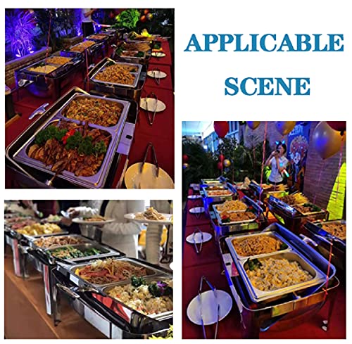 LXX Chafing Dish, 9L Chafing Dish Speisewärmer Elektrisch, Warmhaltebehälter Buffetwärmer Warmhaltegerät Commercially… – Bild 3