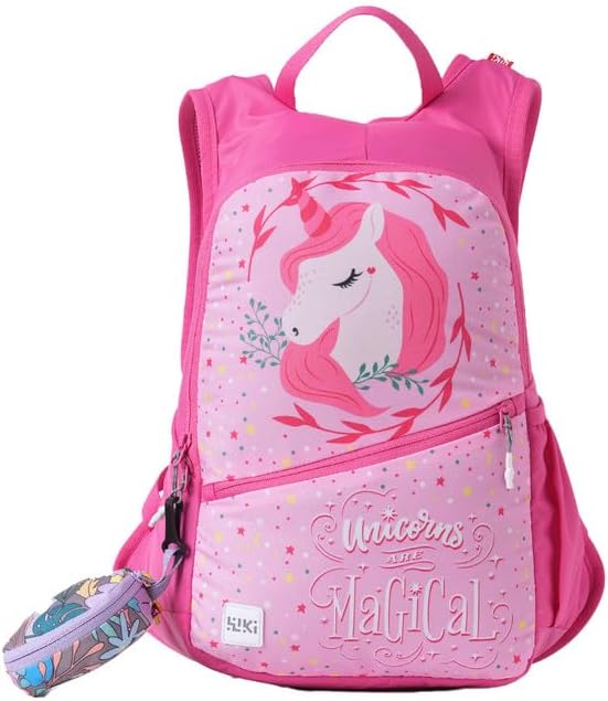 Stylish Unisex Backpack | Girl Pack Durable & Lightweight backpack for Men & Women | Laptop Backpack for Office, Gym, Travel (14.5 Litre, Pink), Pink, Free Size, Modern