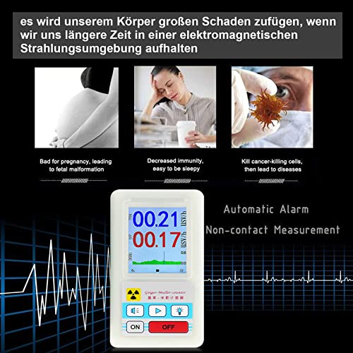 Geigerteller radioactiviteit dosimeter, professionele nucleaire stralingsdetector, fysica, bèta-gamma-röntgenste… - Image 6