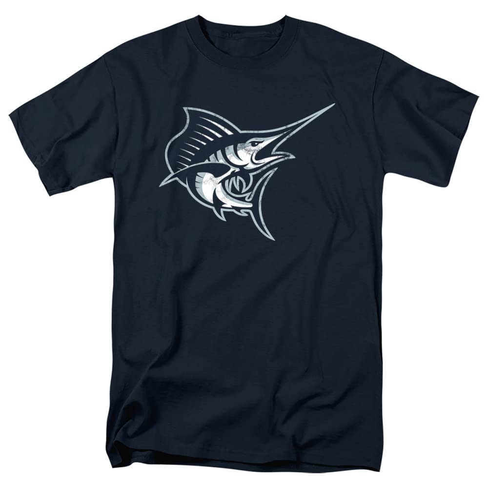 LOGOVISION Official Collegiate Distressed Primary Logo Adult T-Shirt Collection — view 100
