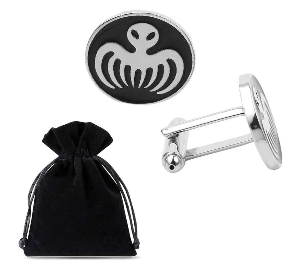 GenericSpectre Iconic Secret Agent Black Polished Cufflinks