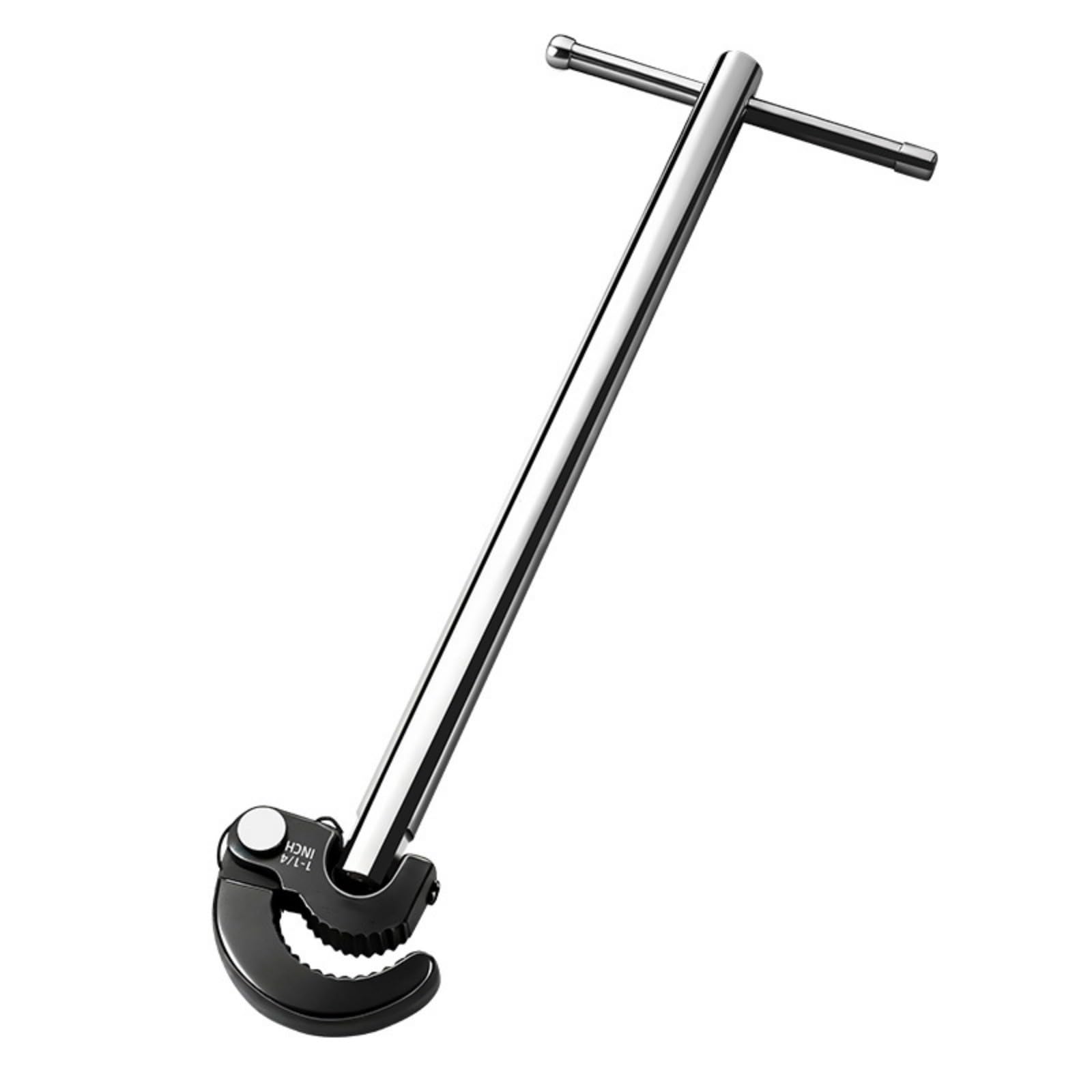 Tsophreniq Compact Ergonomic T Shaped Wrench Perfect For Confined Space Bathroom Repair Resistant Steel Long Time Multipurpose Wrench