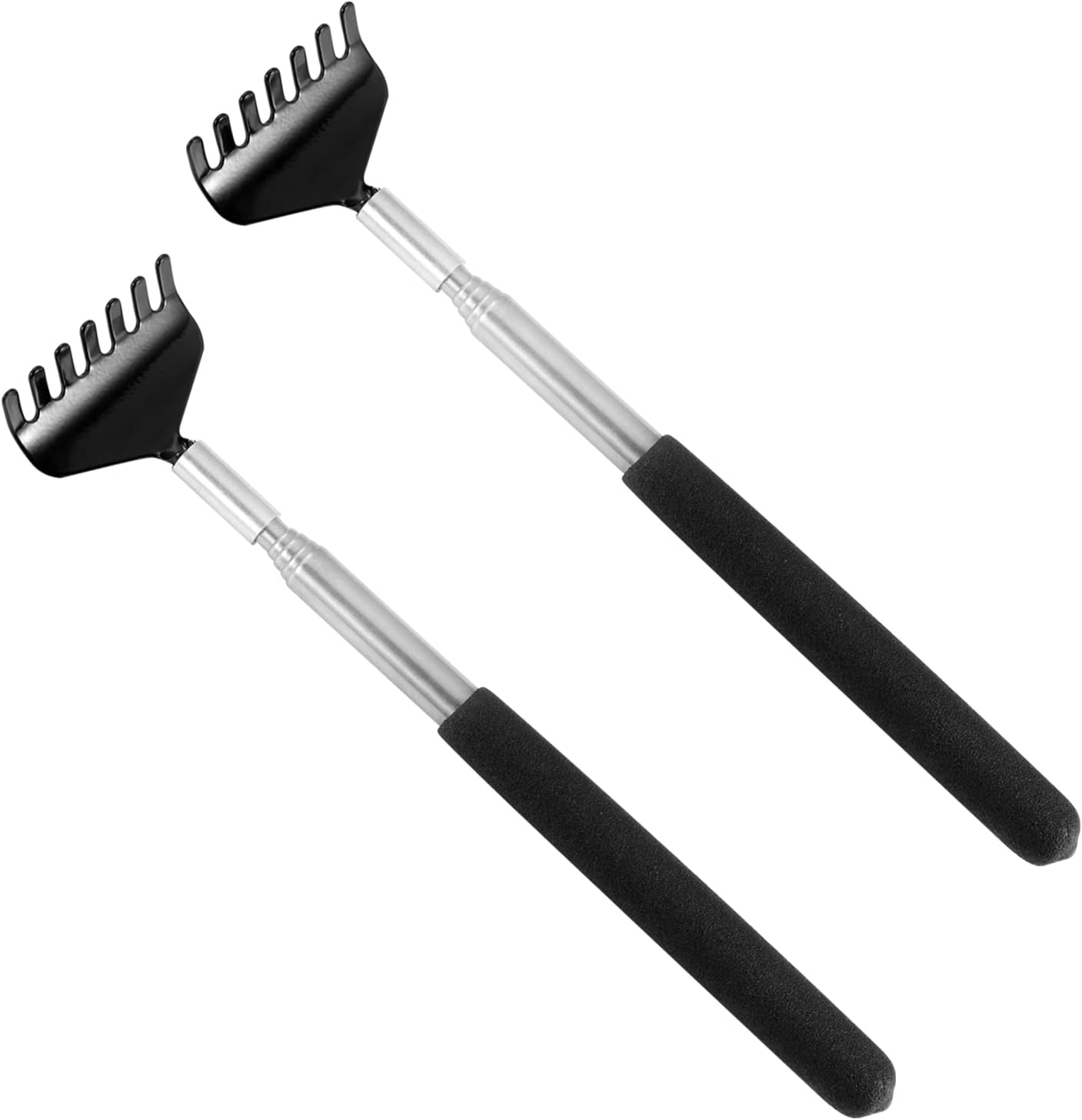 2 Pack Extendable Back Scratcher Portable Telescoping Back Scratcher
