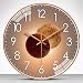 Produktbild CandyAlley 30cm Modern Quartz Lautlos Wanduhr, Wanduhr Ohne Tickgeräusche, Küchenuhr Wand für Wohnzimmer, Zimmer, Büro (Gold)