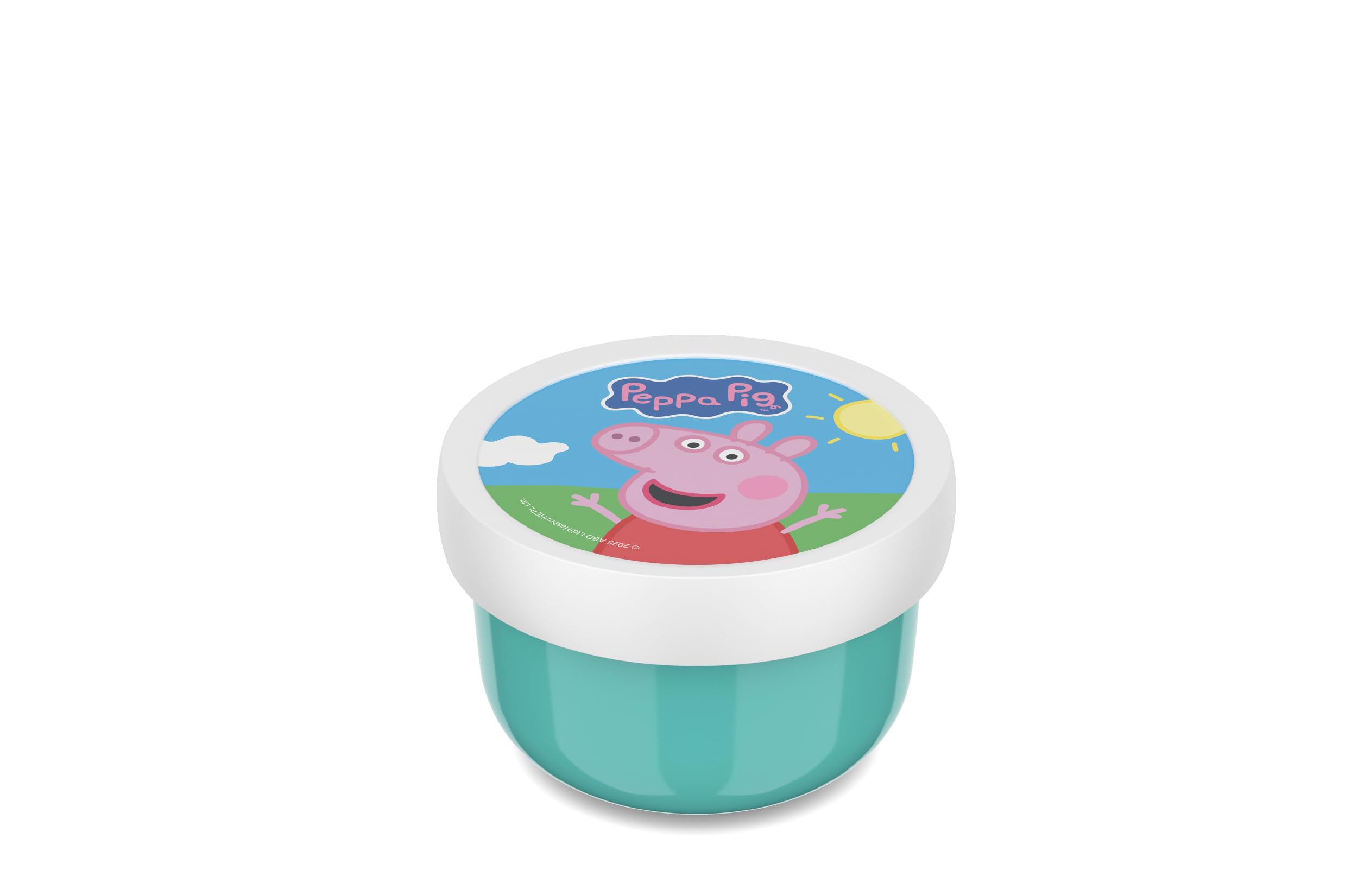 Mepal Peppa Pig - Fruitbox Campus - Snack Box For Kids - Dishwasher And Microwave Safe - Bpa-Free - 300 Ml