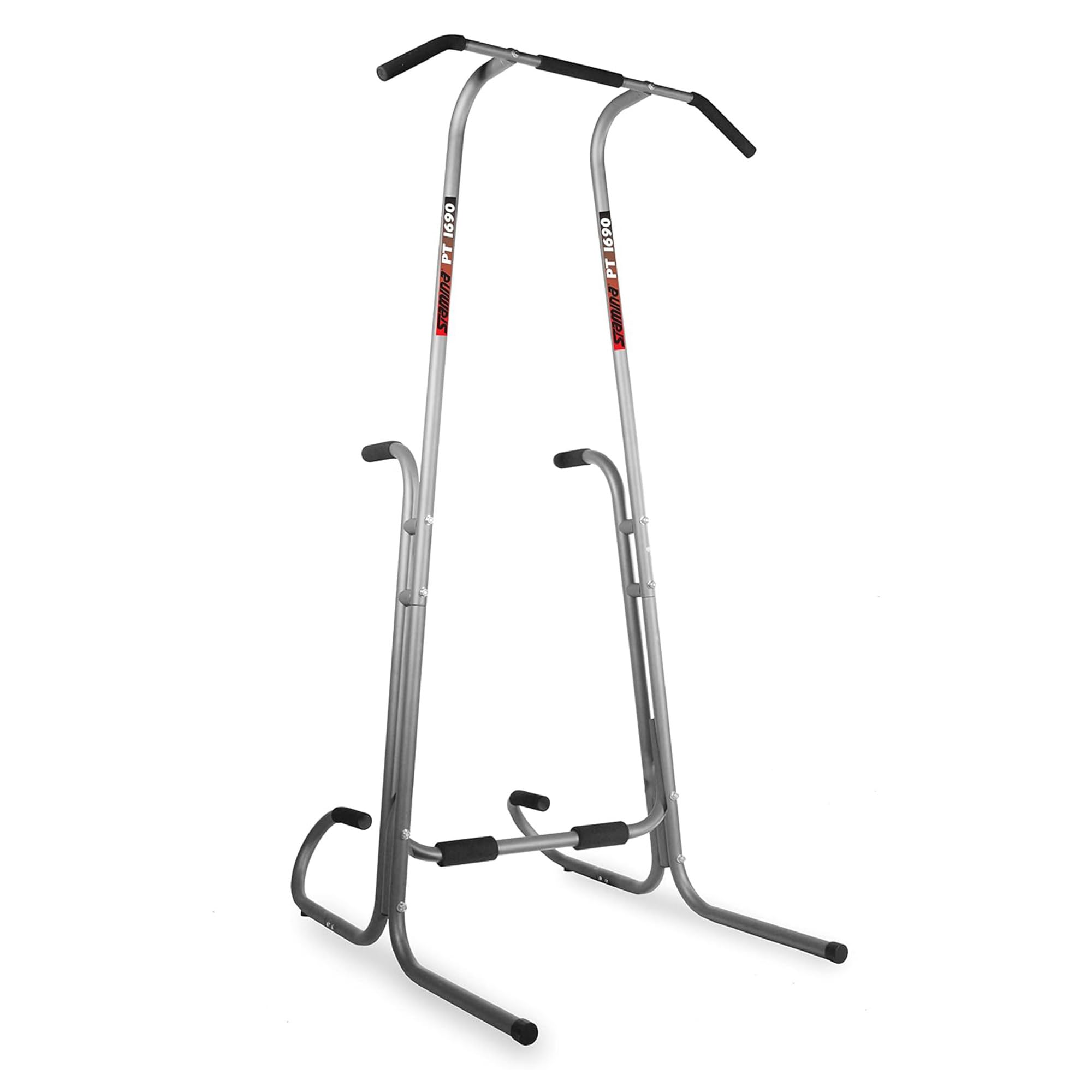 Photo 1 of Stamina Power Tower - Dip Bar Pull Up Bar Station with Smart Workout App - Dip Bars for Home Workout - Up to 250 lbs Weight Capacity