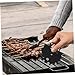 ORFOFE 2pcs Stainless Steel Grill Scraper and Cleaner Tool Multi-use Barbecue Gadget for Indoor and Outdoor Grilling Suitable for All Grill Types Versatile Bottle Opener Feature