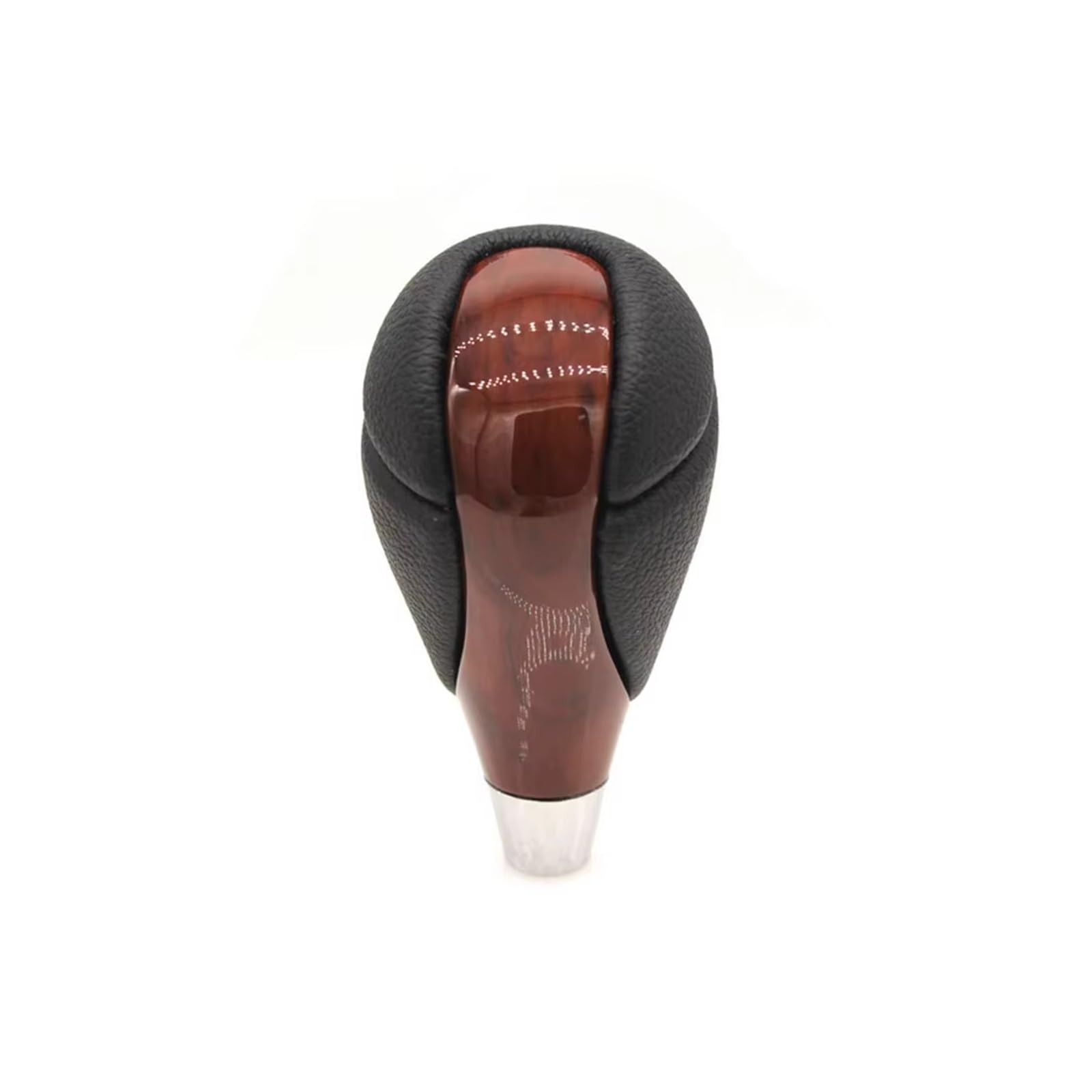 WYLWSHA Shift Gear Knob Cover ABS Carbon Fiber Gear Shift Knob for Toyota for Lexus for Crown for Camry for Hiace 2004-2012(Red Peach Wood)