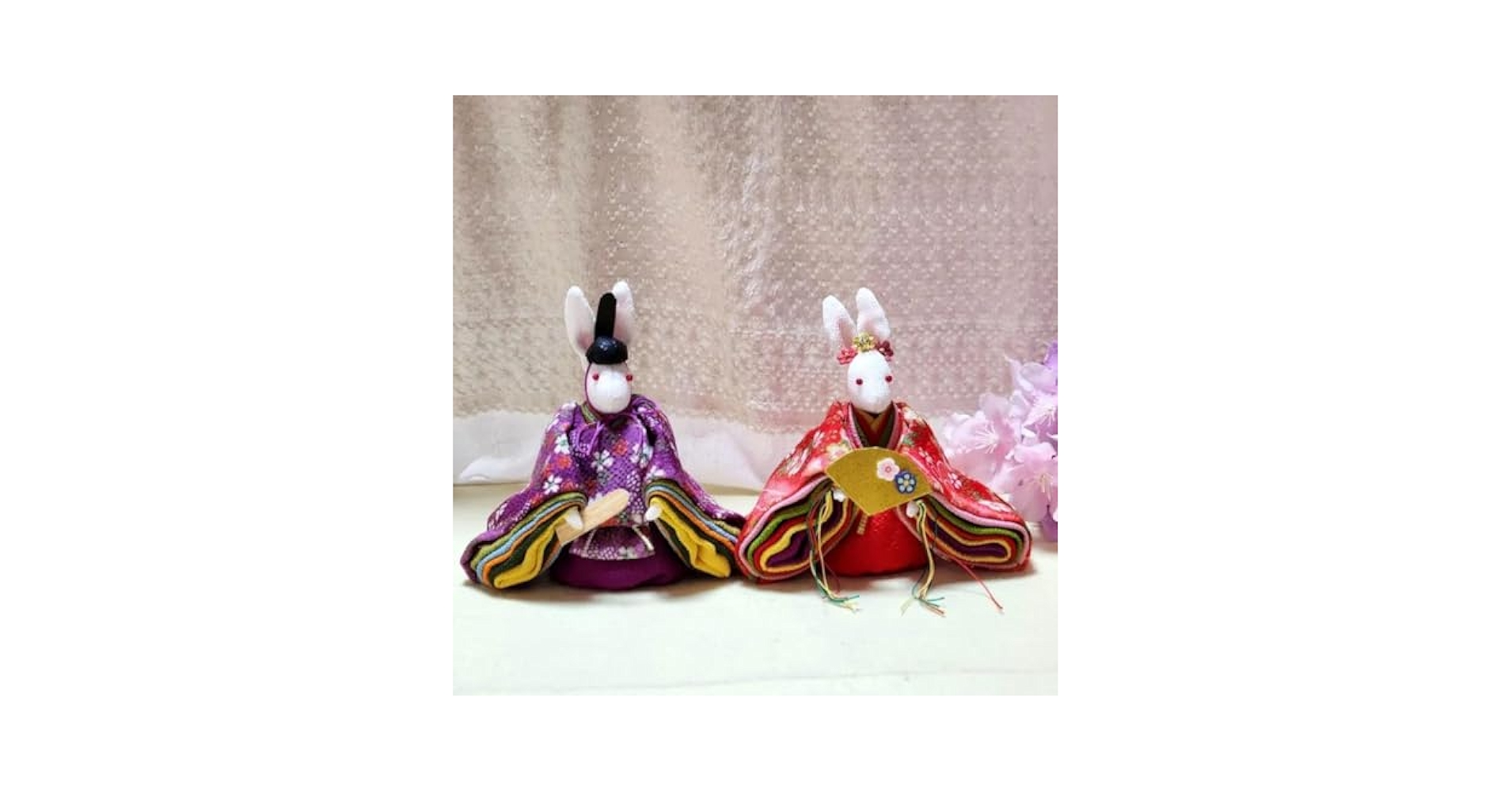 ちりめん細工人形 うさこさん ぱんぱん ちりめん細工人形 うさこ