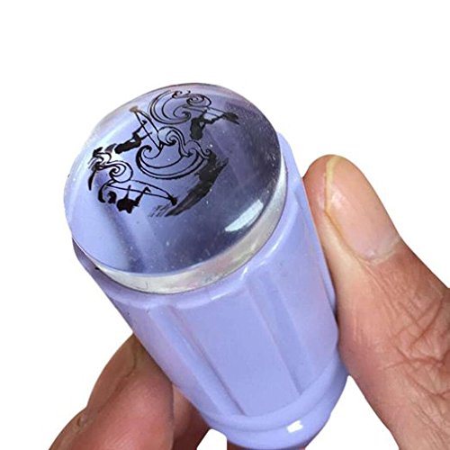 Genenic TranspareNail Art Stamping Stamper Scraper Image Plate Manicure Print Tool DIY