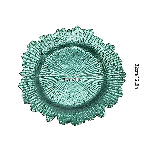 24 Platos Redondos de Plástico Reutilizables 12.6" miniatura 6