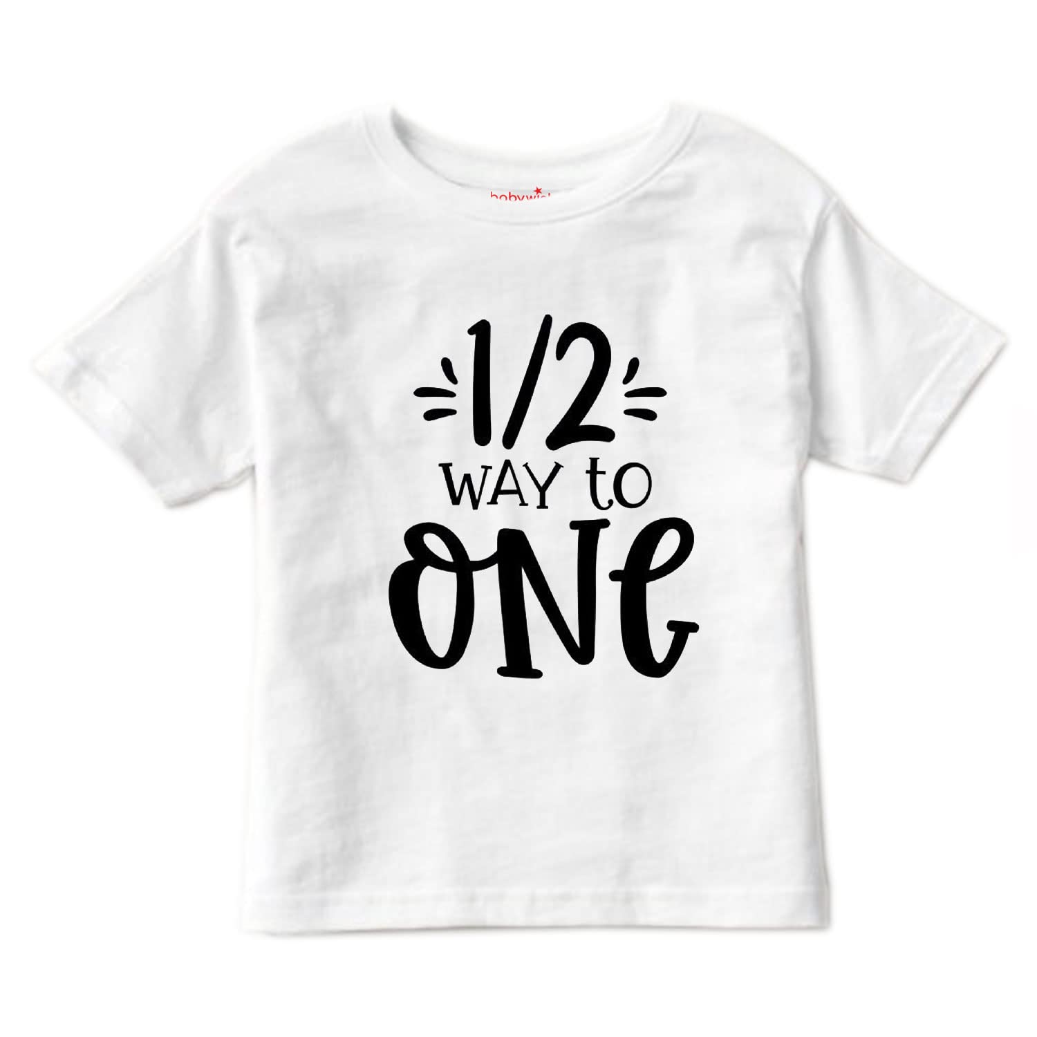 Birthday T-Shirt for Boy’s and Girl’s T-Shirt Toddler Boys Birthday T-Shirts Short Sleeve Top Kids Clothes Baby Boy T-Shirts Halfway to ONE Birthday