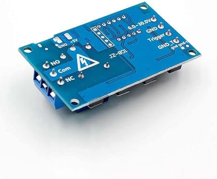 Zamanlayıcı Timer Röle Modül Micro Usb Beslemeli Gecikmeli Başlangıç 0-999sn DC 5-30V - 2 Zaman Ayarlı - 3 Hane 7 Segment Gösterge