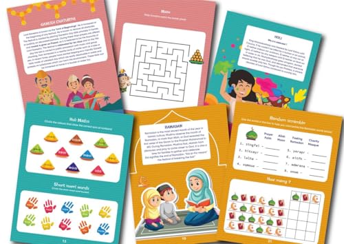 Image of Learning Through Fun: Festivals Of India Book | Fascinating Stories | Festival Fun and Learning | Picture Storybook of Traditions Ideal for 4-9 Years Old Kids