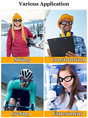 Zhanmai 6 Pcs Snow Ski Goggles Uv Protection Snowboard Goggles Vintage Motorcycle Ski Glasses Winter Snow Sports Goggles For Men Women Youth Kids Boys Girls, 3 Colors #TOP4