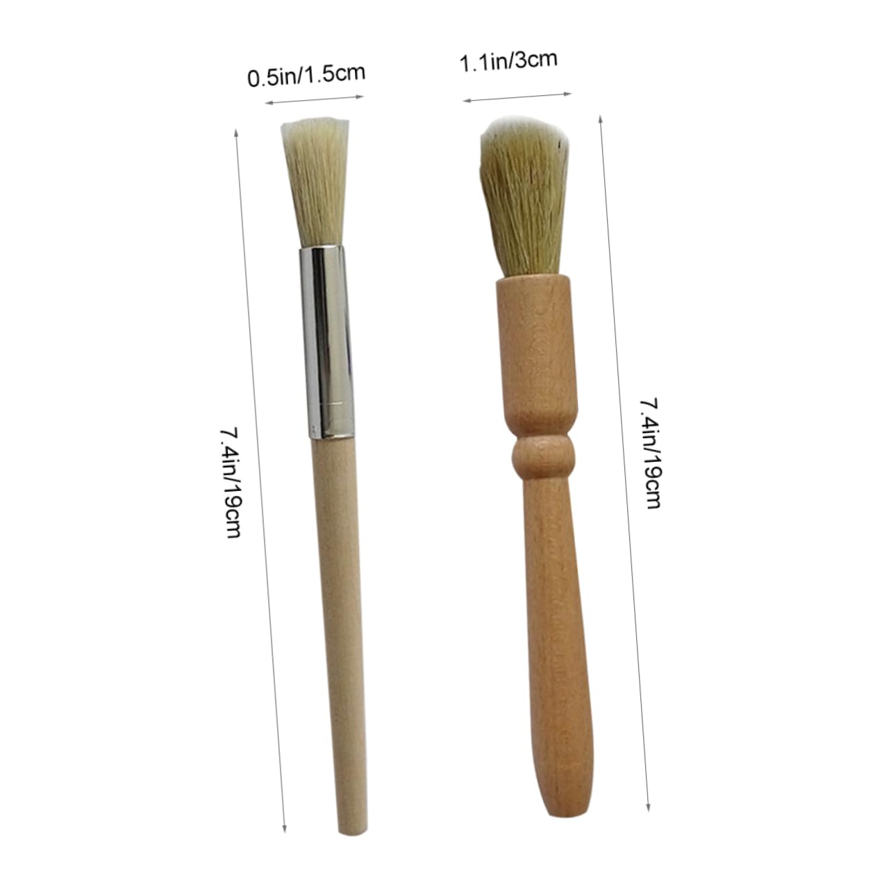 OUNONA 2Pcs Coffee Machine Cleaning Brush Lightweight Bristle Espresso Machine Brushes for Deep Cleaning Comfortable Handle