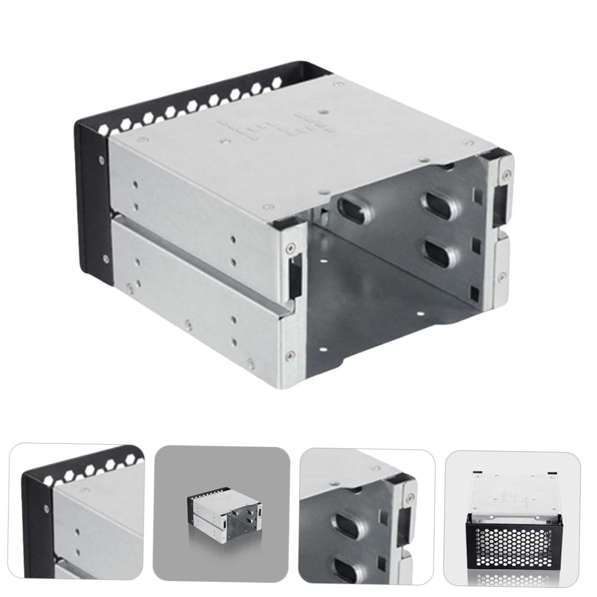 Soporte de Montaje para Disco Duro de 3, 5 y 2, 5 Pulgadas de Aluminio