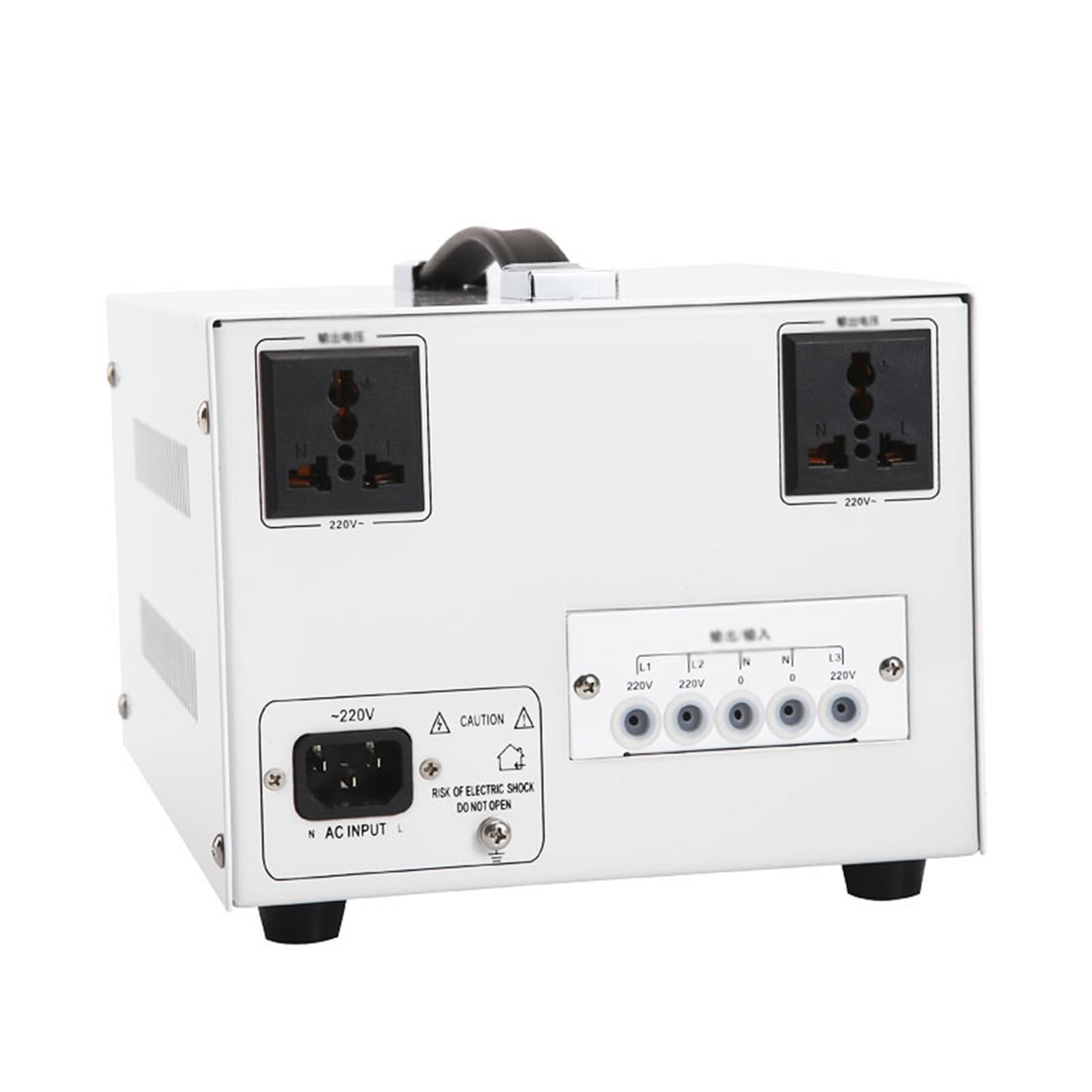 Transformador de alta potencia, 110V a 220V, 500W, 1000W, 2000W, 3000W, convertidor de voltaje de fuente de alimentación marina, enchufe Universal,110Vto220V-2000W