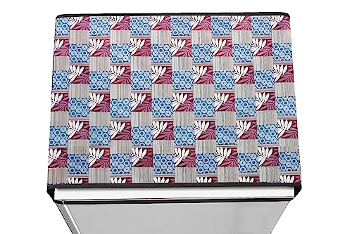 Image of Stylista Refridgerator top Cover Suitable for Samsung RR23C2F249U /HL, 215 Liter Fridge, Dimension (WXD) 71x109 CM, Surface Pattern Grey