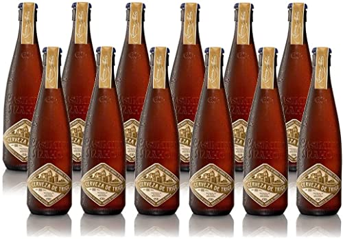 Casimiro Mahou - Cerveza de Trigo, Pack de 12 x 37.5 cl- 4,9% Volumen de Alcohol
