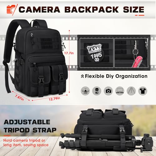 RAINSMORE Tactical Camera Backpack