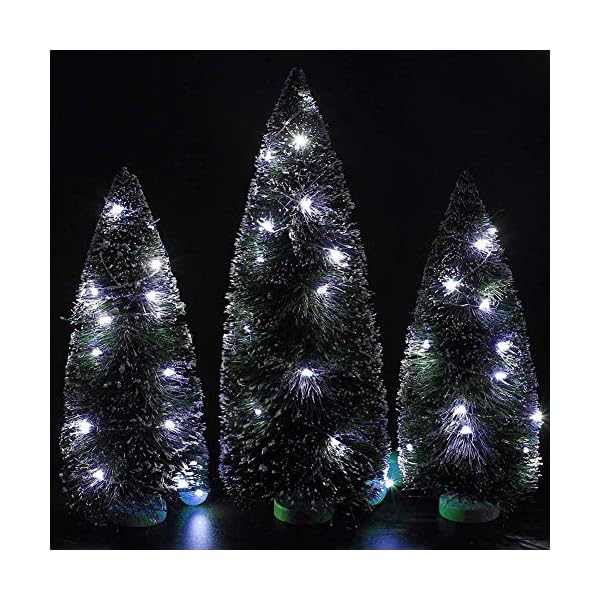 FENRIR 32 Pcs 10ft 30 LED Fairy Lights Battery Operated (Included) Waterproof Copper Wire Mini String Lights for DIY Wedding Part. – Bild 8