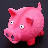 Tau Trading Glitschige Laut und Funny Hund Spielzeug, Pink-Pig