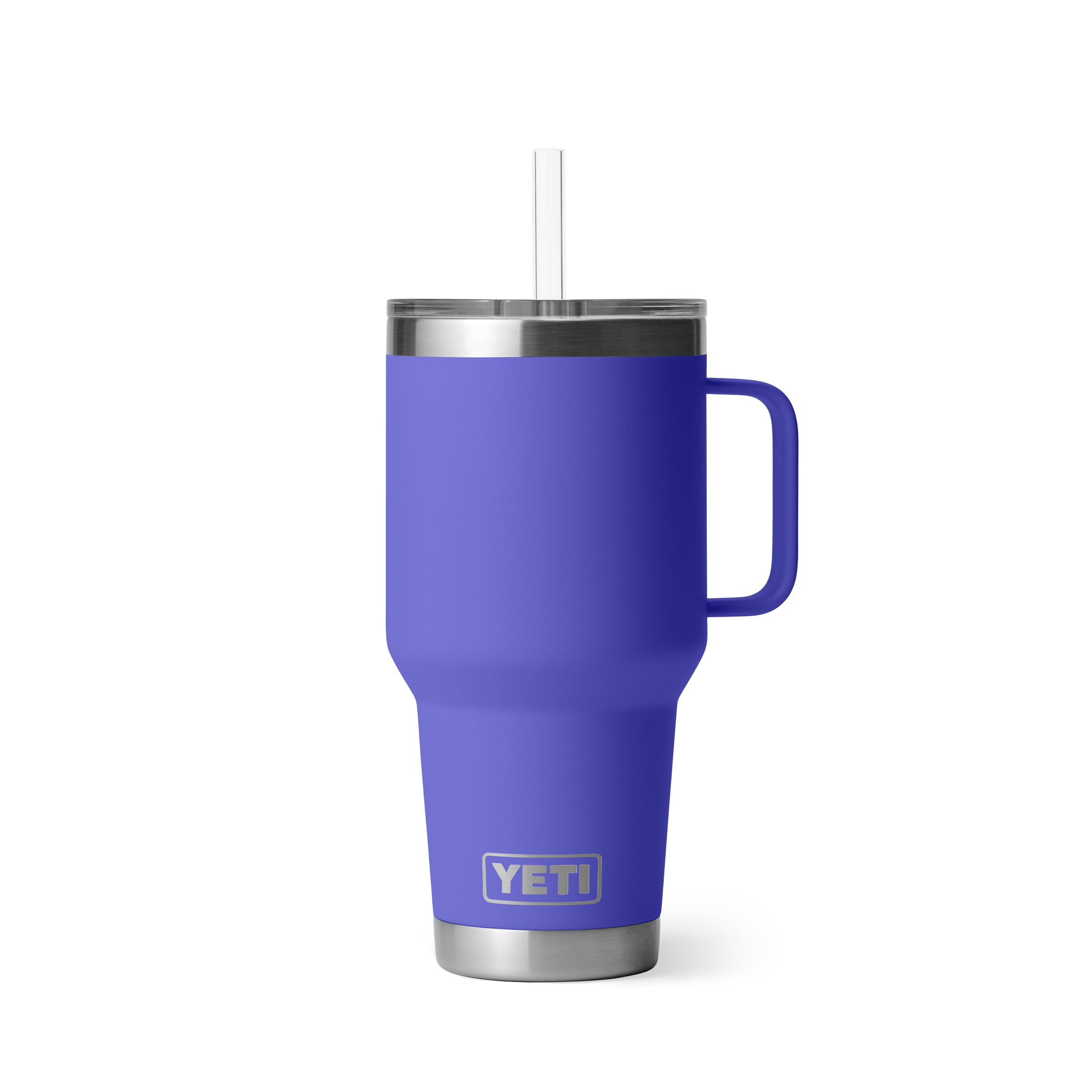 YETI Rambler Straw Mug, Stainless Steel Vacuum Insulated Mug with Stronghold Lid, Ultramarine Violet, 35 oz (1 l) - Image 2