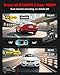 REDTIGER 4K STARVIS 2 Dash Cam Front and Rear, 5GHz WiFi 20MB/s Download, 128GB Card Included, Voice Control, Dash Camera for Cars with 3.18