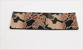 新品 博多織 協和織物 両面長尺小袋帯 半幅帯 葡萄唐草③ 口とじ加工込 Amazon.co.jp: 博多織 協和織物 両面長尺小袋帯 半幅帯 葡萄唐草