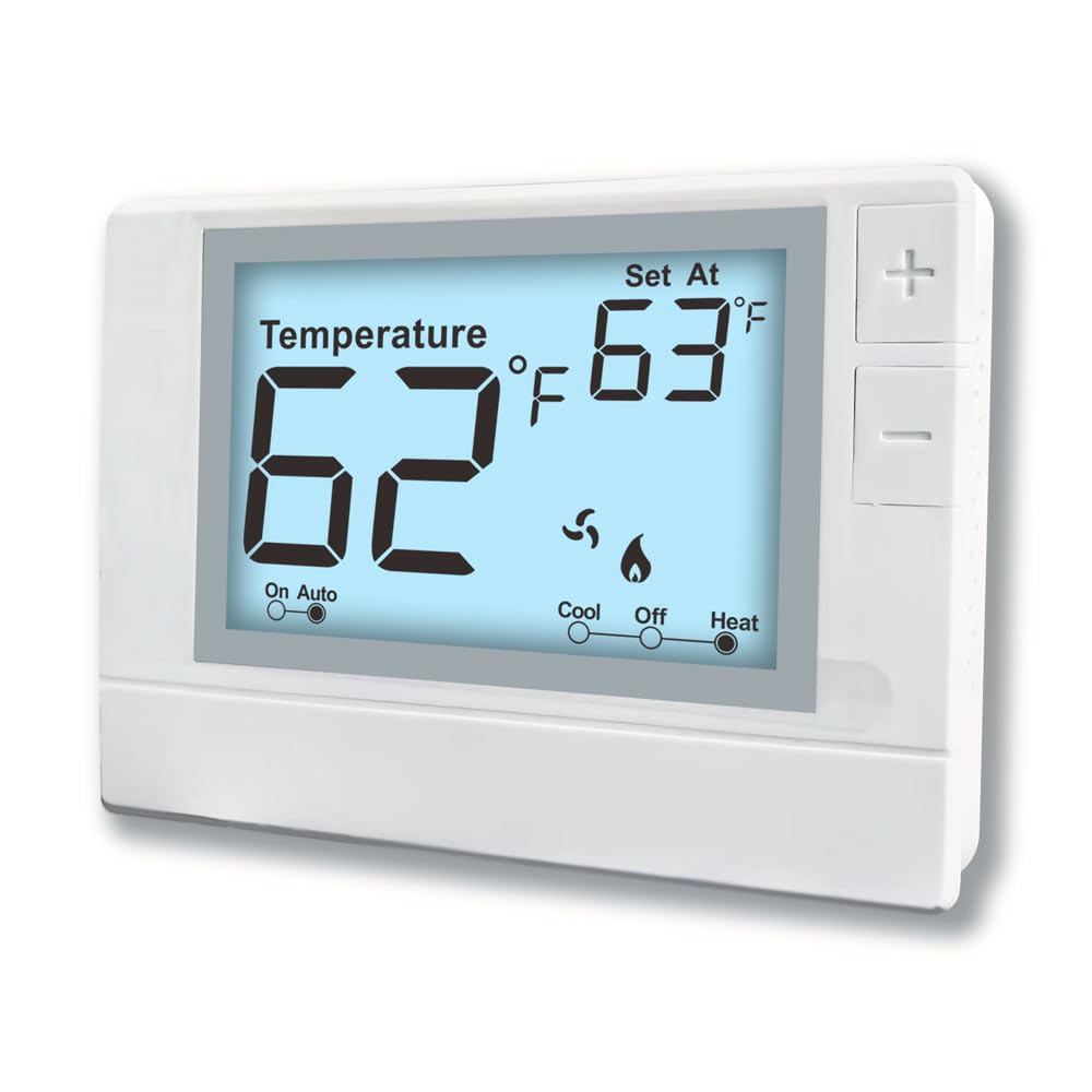 Thermostat multi-étapes refroidissement et chauffage maison 2 chaleurs 2 refroidissements écran