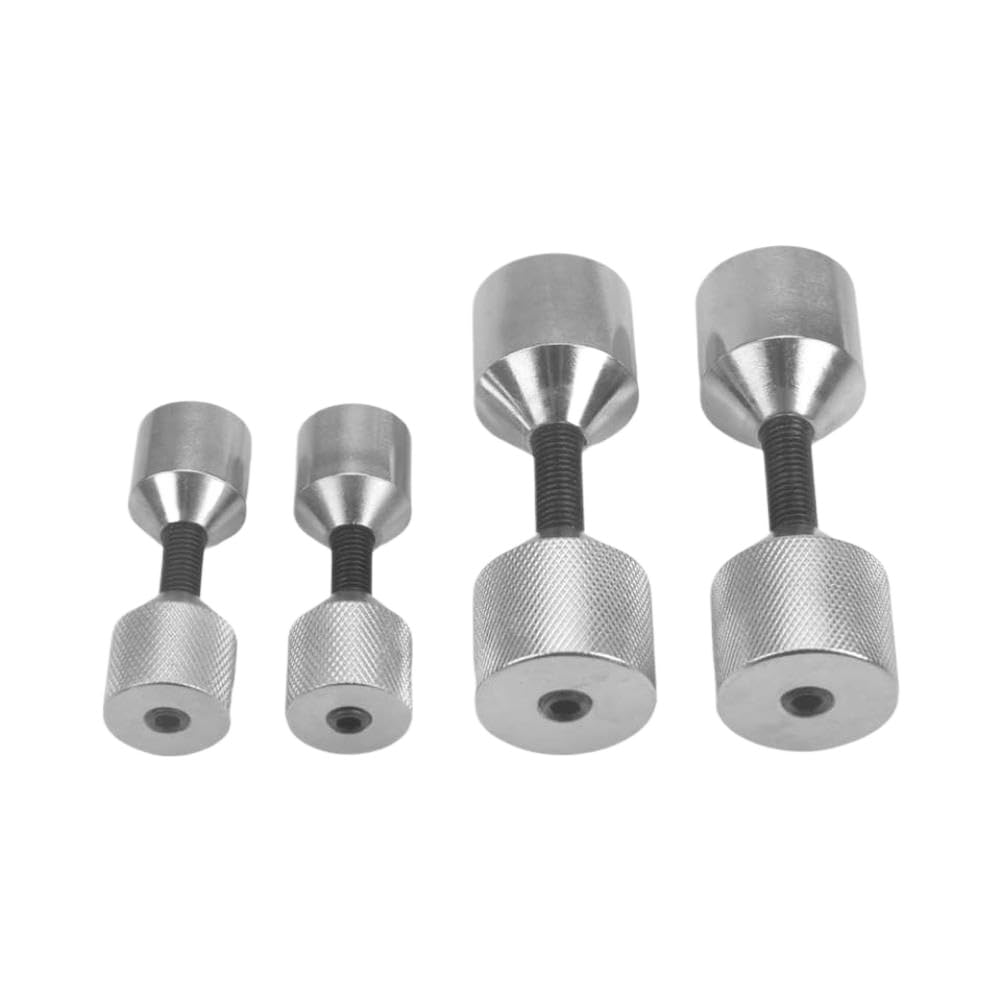 Stainless Steel Double Hole Flange Pins and Hole Locating Pins Compatible with 1-1/8 Inch and 1-5/8 Inch Applications(Silvery)