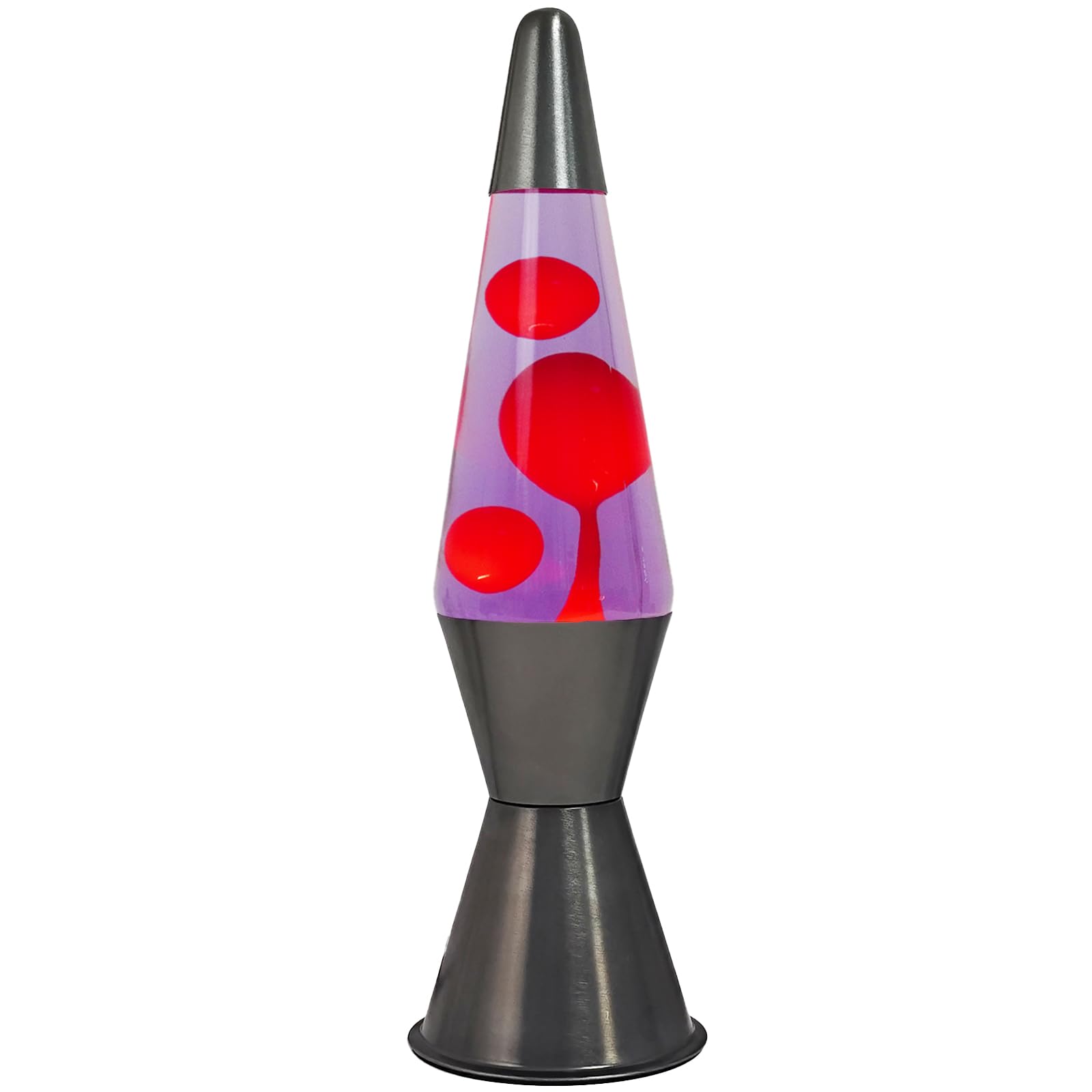 zhrisezlava 16 Inch Liquid Motion Lamp, Transparent Magma Motion Lamps with Red Wax, Relaxing Night Light Home Decor for Contemplation, Suitable for