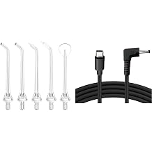 Product Image Replacement Tips/USB-C 3.5mm Durable Charger Cable for Bitvae C2/C5/C6 Water Flosser