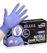 Amazon.com: SwiftGrip Disposable Nitrile Exam Gloves, 3mil, XS