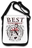 Impression par sublimation Best Fisherman Deep Sea Fishing Retro Art Sac d\'épaule