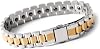 Silver KYASYA Hematite Men & # 39; s Bracelet, Width: 0.5 inches 12 mm, Simple, Stainless Steel, Gold, Silver, Metal Band, Watch Band Bracelet, Hematite, Hypoallergenic Metal, Include Adjustment Tool