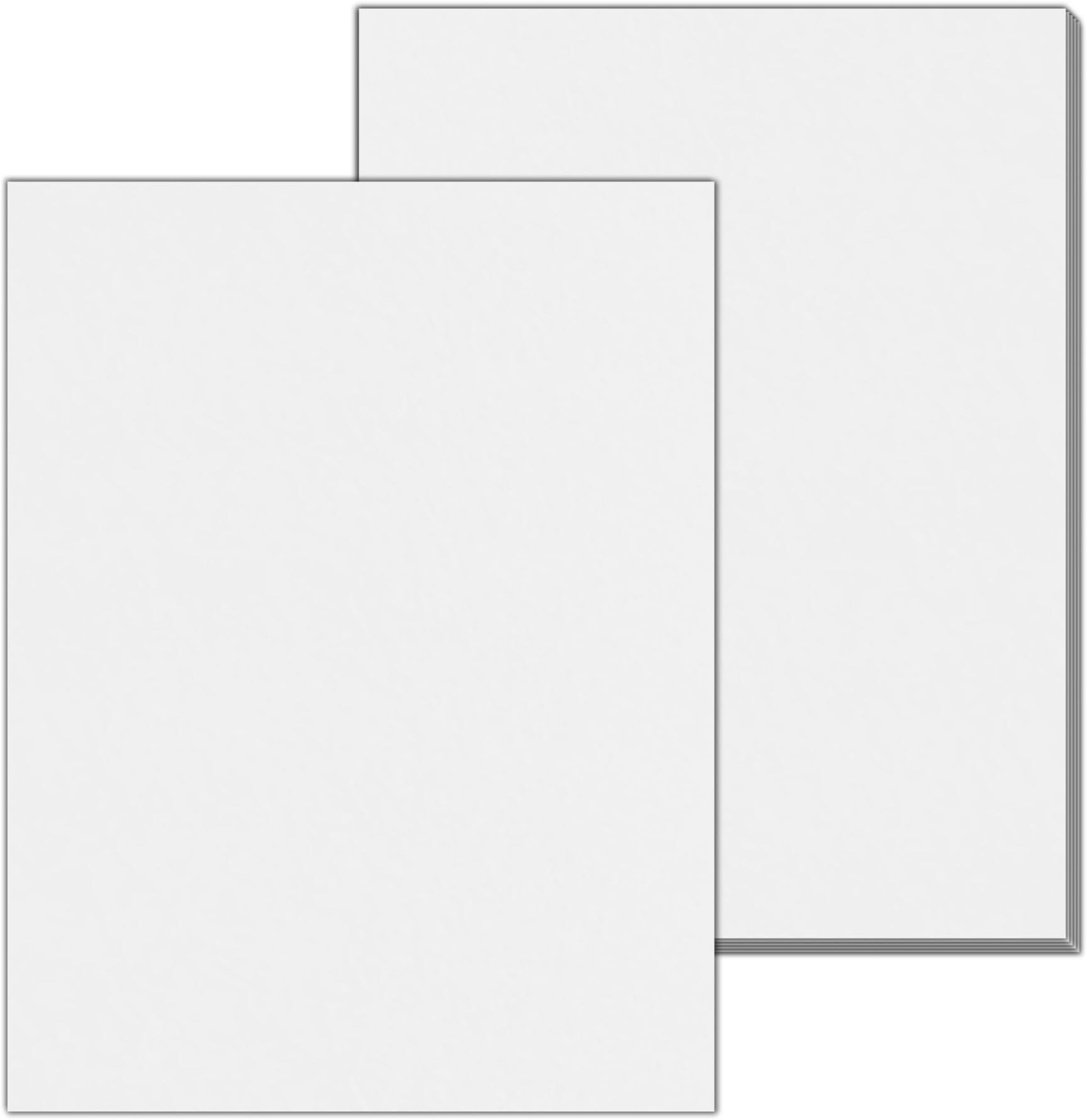 20 Sheets, 130 lb (350 gsm) - Thick Heavy White Cardstock, Heavyweight Cardboard Paper - 8.5 x 11 inches
