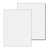 20 Sheets, 130 lb (350 gsm) - Thick Heavy White Cardstock, Heavyweight Cardboard Paper - 8.5 x 11 inches