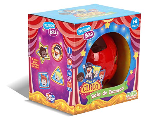 Mundo Bita - Bola De Formas Circo Pura Diversão Multicolorido