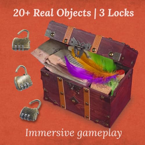 The Balthazar Stone – Escape Room Game Mystery | Real Padlocks & Artifacts | 18 Puzzles | Hidden Clues & Websites | Resettable | 1–5 Players | Ages 12+ | 2 Hours | All Skill Levels | By Henry Lewis - Image 6