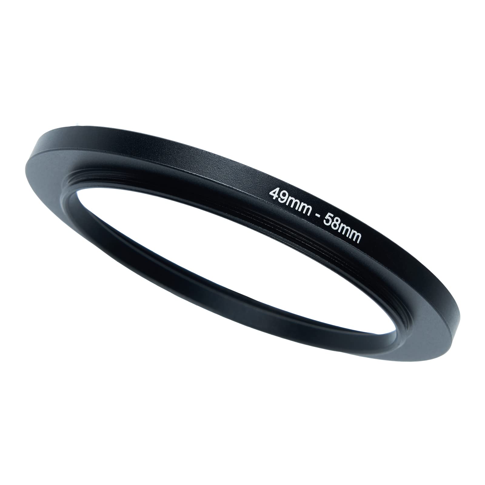 49mm to 58mm Step-Up Ring Filter Adapter for All Brands UV ND CPL Metal Ring Step-Up Rings Adapter Filter (49mm-58mm)