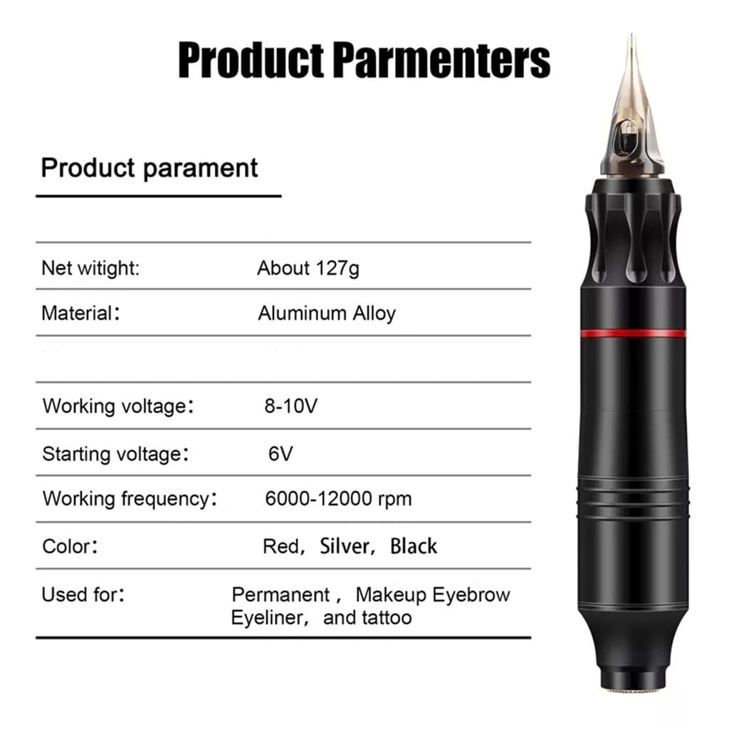 Rechargable Tattoo Machine Set Battery Power Supply for Pen for Beginners Artist