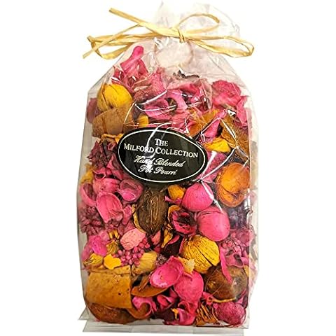 Milford Collection Honeysuckle Pot Pourri (250g), Pink / Yellow Cover