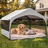 Petizer Extra Large Dog Tent Outdoor with UV Protection, Breathable Dog Shade...