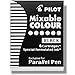 Pilot Parallel Pen Ink Refills for Calligraphy Pens, Black, 6 Cartridges per Pack (77305)
