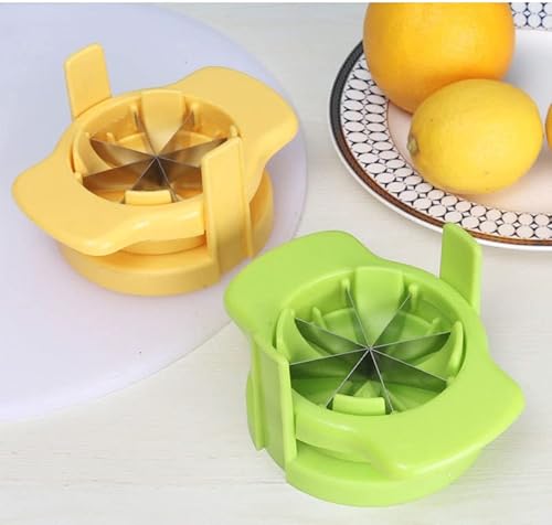 1Pc Lemon Lime Orange Slicer Apple Slicer Various Fruit Slicer Lemon Slicer To Garnish Food Drink Wedger Cutter Squeezer Fruit Garnish Peelers Splitter, Color Random #TOP1